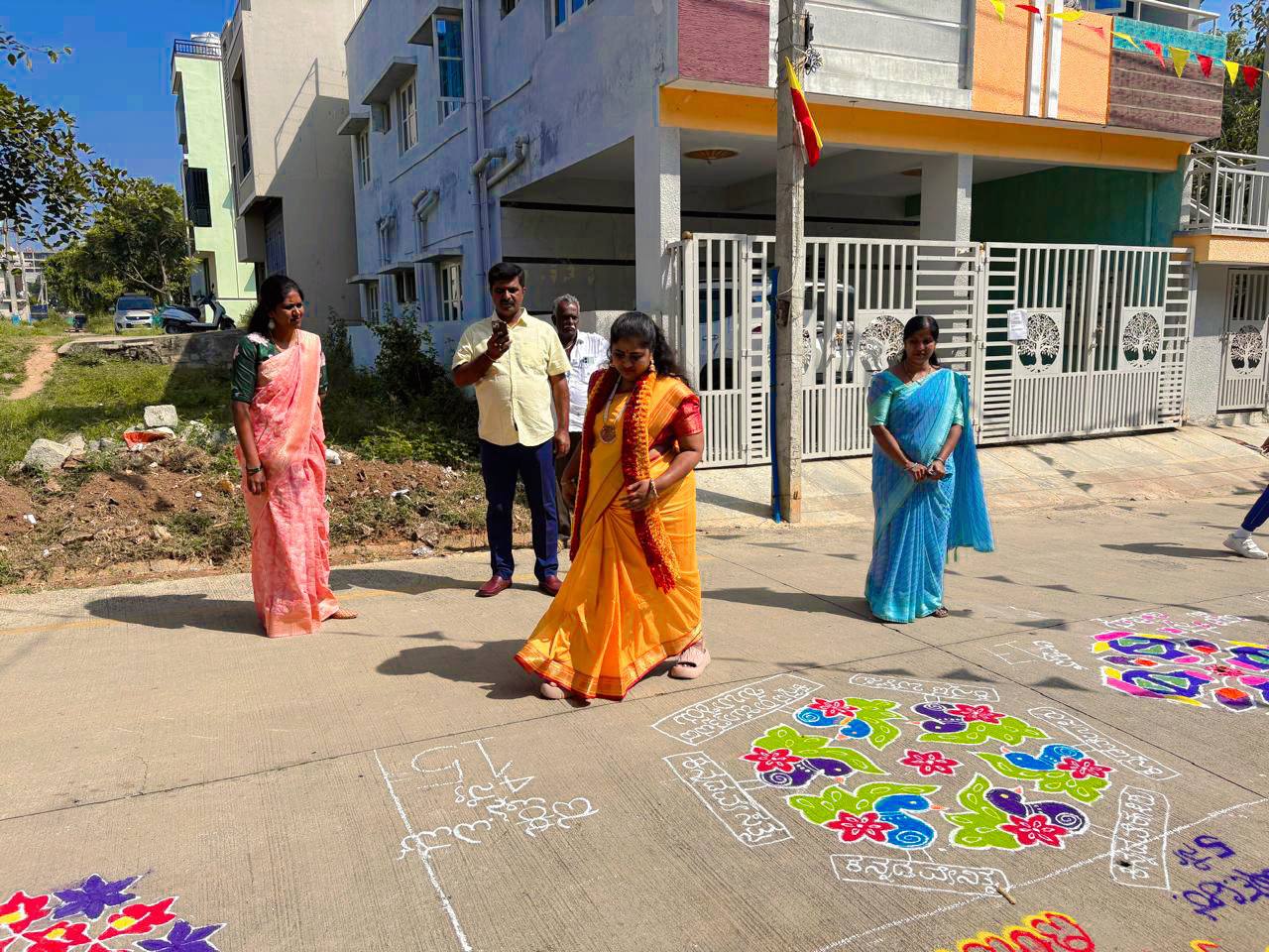 Kannada Rajyotsava and Childrens Day Celebration - Bhoomika Seva Foundation at Bluemoon Public School Karnataka
